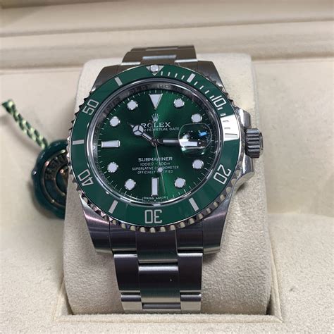 rolex submariner oyster perpetual hulk green|rolex hulk price prediction.